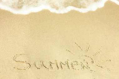 Tatil yazıtları. Yazın kumsalda. 