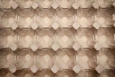 Geri dönüşümlü muhtelif kağıt arkaplanından yumurta tepsisi