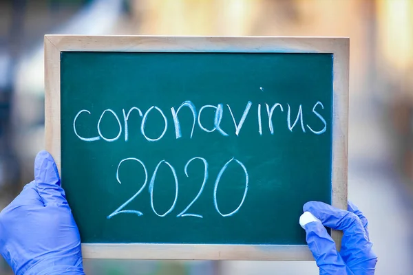 Coronavirus Scoppio Del Virus Della Corona Sindrome Respiratoria Virale Epidemica — Foto Stock