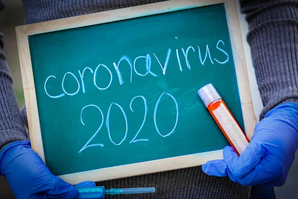 Coronavirus Scoppio Del Virus Della Corona Sindrome Respiratoria Virale Epidemica — Foto Stock