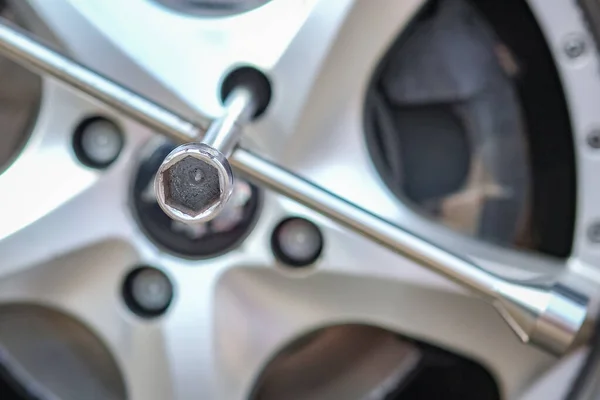 Tire Wheels Auto Background — Stock Photo, Image