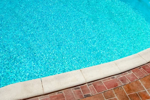 Paso Piscina Por Fondo Naturaleza Marina Para Bañar Agua Turquesa — Foto de Stock