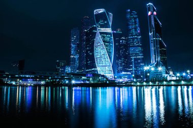 Moskova, Rusya. İş Merkezi Moskova kenti