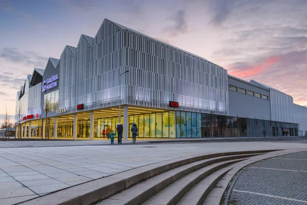 Martin, Slovakya 4 Şubat 2018: Yeni alışveriş merkezi Town Martin, Slovakya.