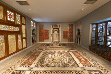 Atina, Yunanistan - 28 Aralık 2017: Atina, Yunanistan İslam Sanat Müzesi Fuar. 
