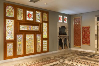 Atina, Yunanistan - 28 Aralık 2017: Atina, Yunanistan İslam Sanat Müzesi Fuar. 