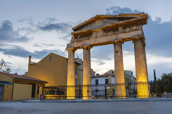 希腊雅典 2018年4月7日 希腊雅典老城的罗马集市遗迹 — 图库照片