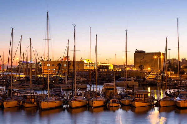 Heraklion Greece January 2020 Marina Port Heraklion Crete Greece — Stock Photo, Image