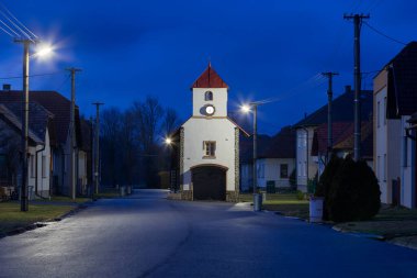 Slovakya 'nın Turiec bölgesindeki Borcova köyünde kule