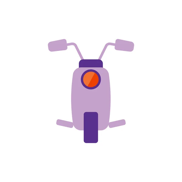 Ilustração vetorial. ícone scooter plana — Vetor de Stock
