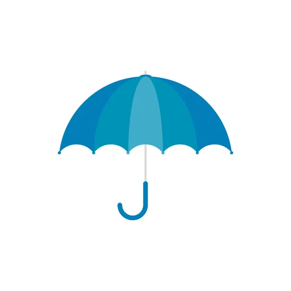Illustration vectorielle. Parapluie bleu icône. Parapluie bleu isolé — Image vectorielle