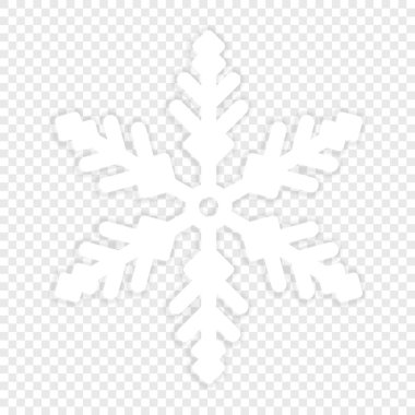 İzole kar taneleri. Element