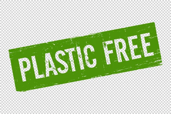 Гранж зелений Пластик Вільна марка — стоковий вектор