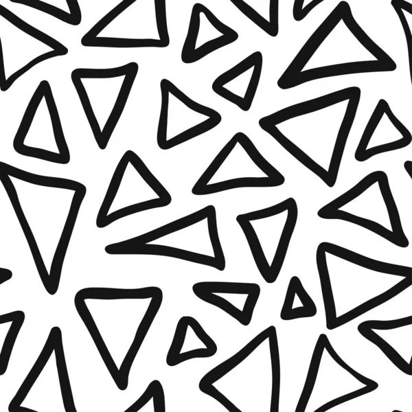 Seamless pattern memphis triangle — Διανυσματικό Αρχείο