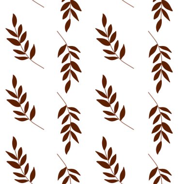 Kusursuz kış deseni Memphis yaprağı