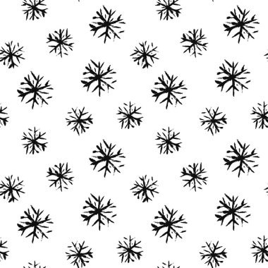 Kar taneleriyle kusursuz desen