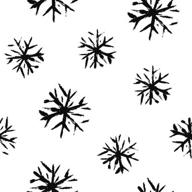 Kar taneleriyle kusursuz desen