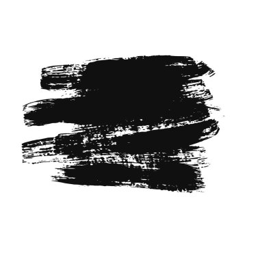 İzole edilmiş siyah vektör mürekkebi