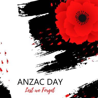 A red poppy flower. Remembrance day