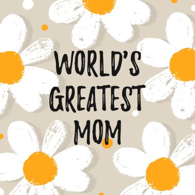 Papatyalı Anneler Günü kartın kutlu olsun.