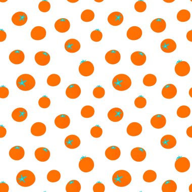 Vektör domatesli kusursuz desen