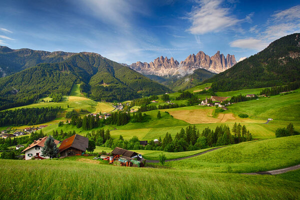 Switzerland Village Panorama landscape