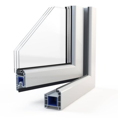 Pencereyi açı 3d render
