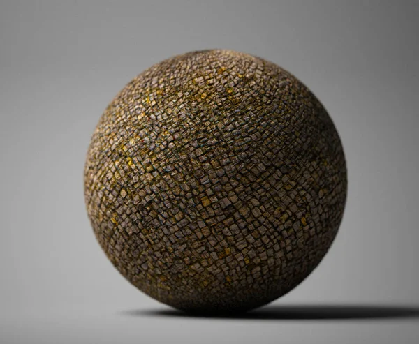 3D stone sphere render