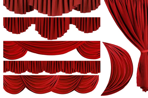 Red Show Curtains Picture — Stock Photo, Image