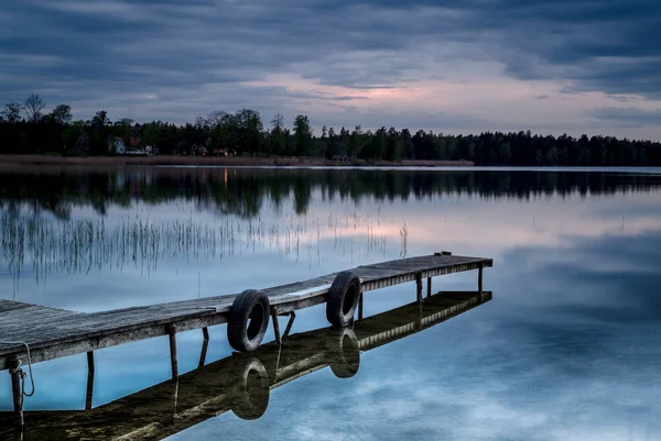 Jetty en fin de soirée — Photo