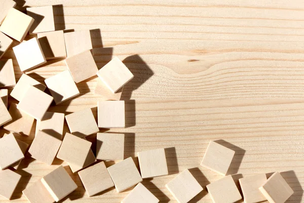 Holzklötze Mit Buchstaben Und Kopierraum — Stockfoto