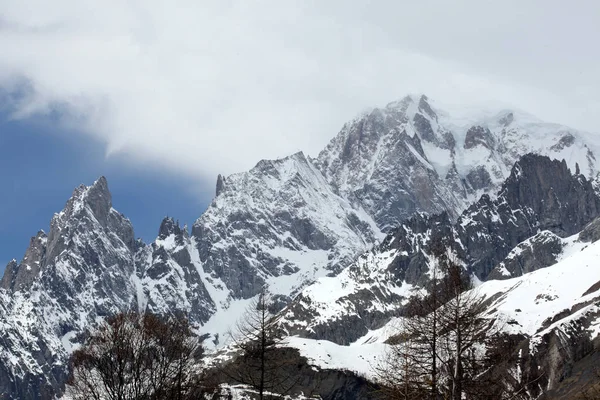 Vista Sobre Panorama Alpes Italianos — Fotografia de Stock