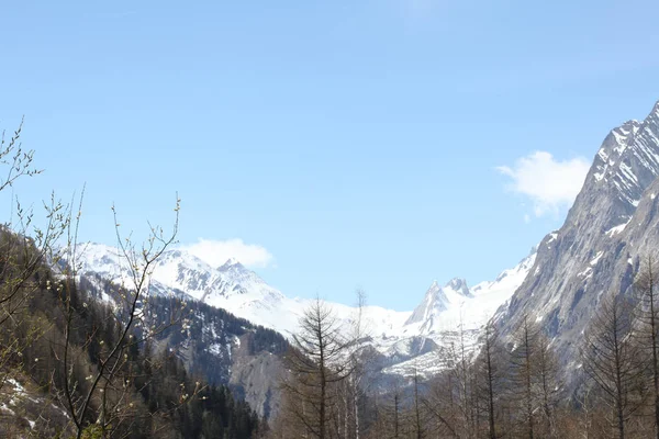 Vista Sobre Panorama Los Alpes Italianos — Foto de Stock