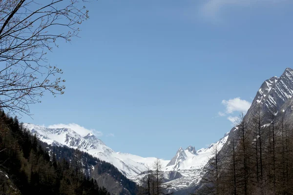 Vista Sobre Panorama Los Alpes Italianos — Foto de Stock