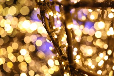 abstract background made with bokeh lights