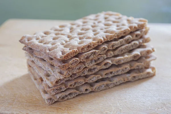 Galletas Centeno Integrales Con Espacio Copia Para Texto —  Fotos de Stock