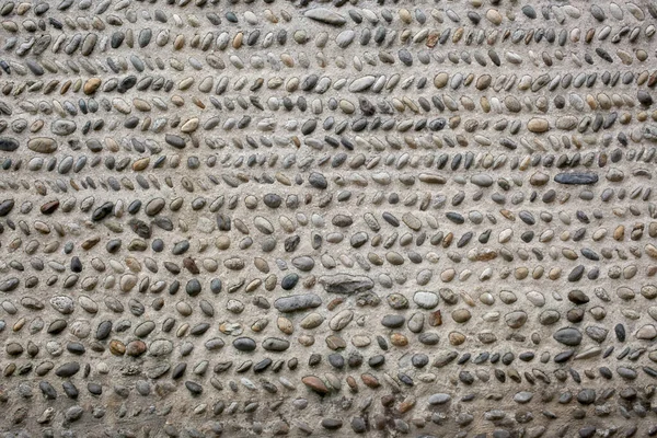 Antike Mauer Aus Flusssteinen Mit Kopierraum Für Ihren Text — Stockfoto