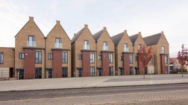 İlk evler Kuzey Stowe Cambridgeshire tamamlandı