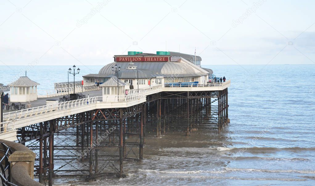 The Pier in Cromer Norfolk showing the Theatre