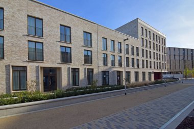 Eddington, Kuzey Batı Cambridge, İngiltere'de modern daireler