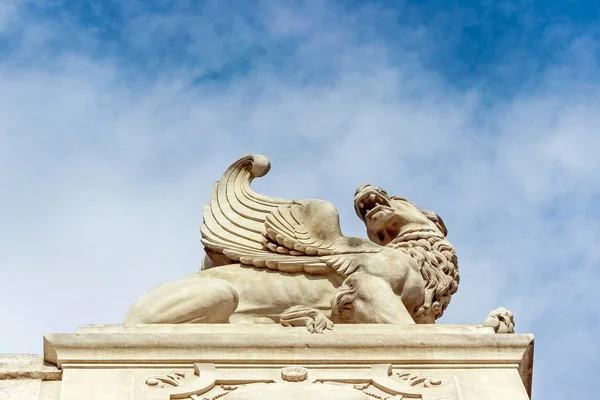 Skulptur Longchamp Palace Marseille — Stockfoto