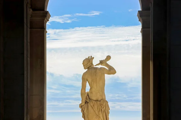 Scultura Palazzo Longchamp Marsiglia — Foto Stock