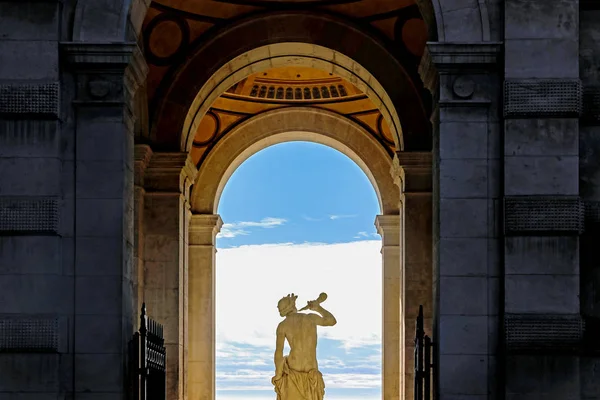 Skulptur Longchamp Palace Marseille — Stockfoto