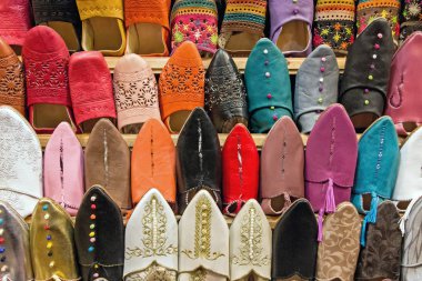 renkli Fas tarzı Ayakkabı 