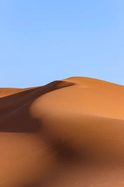 Gouden Duin Van Het Zand Van Saharawoestijn — Stockfoto