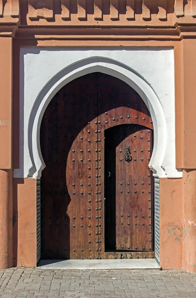 Entrada Antigo Edifício Marroquino — Fotografia de Stock