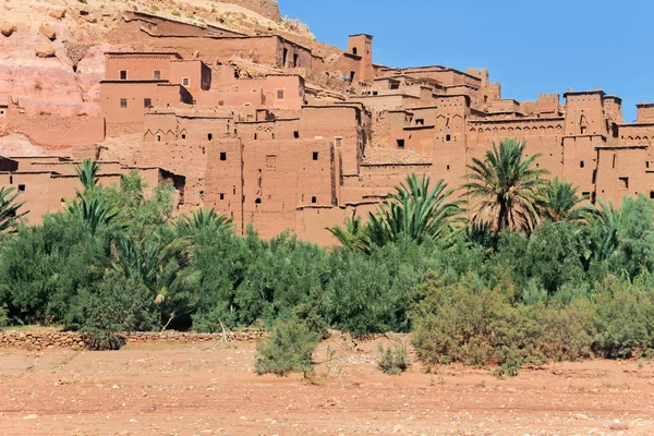 Παλιά Κτίρια Στο Χωριό Ait Ben Haddou — Φωτογραφία Αρχείου