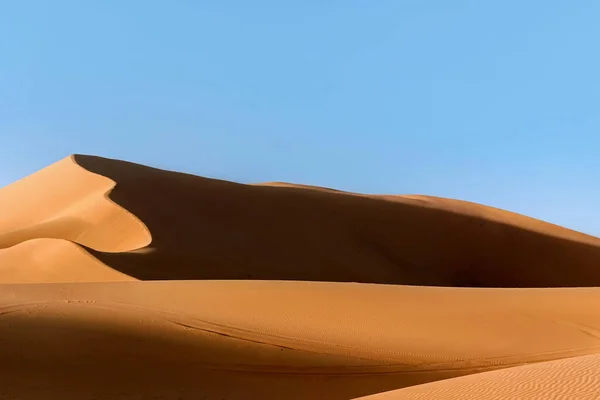 Золотая Дюна Пустыне Сахара — стоковое фото