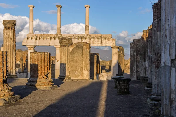 Oude Ruïnes Pompeii Italië — Stockfoto