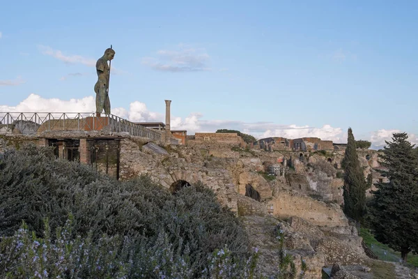 Rzeźba Pompei Włochy — Zdjęcie stockowe